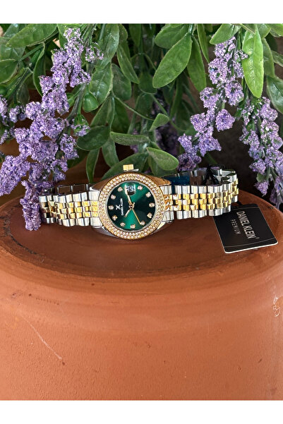 Daniel Klein ORIJINAL 2 YIL GARANTİLİ YEŞİL KADRANLI TAŞLI EFSANE MODEL KADIN...