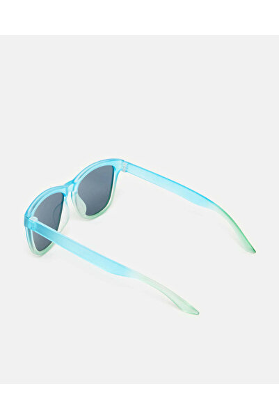 REDTAG Boys Blue Wayfarer Sunglasses With Printed Case (2 Piece)