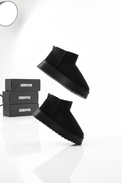 Zerenyus Uges Suede Thick Sole Premium Boots with Fur Inside