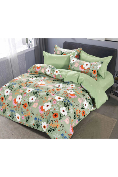 Inovius Fine Cotton Bed Linen 6 Pieces with Elastic - PUC57