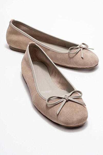 Zeynep Sıradağlı Поезия Дамски мокасини от естествена кожа в цвят минк суед