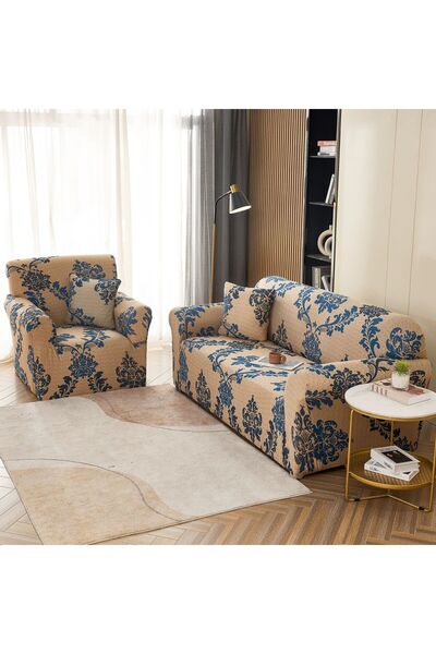 Inovius Set Huse Canapea 3 Locuri, Canapea 2 Locuri si 2 Fotolii Elastice Mod...