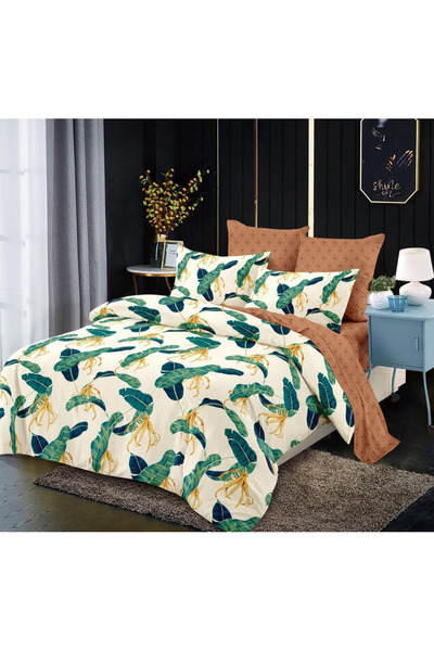 Inovius Fine Cotton Bed Linen 6 Pieces with Elastic - DNA152