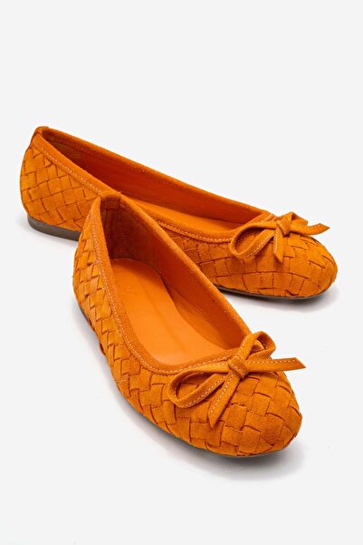 Zeynep Sıradağlı Preslie Žene Prava koža Baletanke Narandžasta Antilop