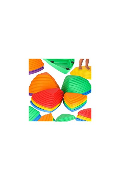 Three top online Sensory balancing stones path, 11 pieces, colored