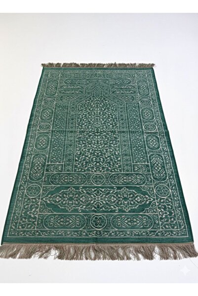 TRModam سجادة صلاة منسوجة من القطن - خفيفة الوزن وقابلة للحمل