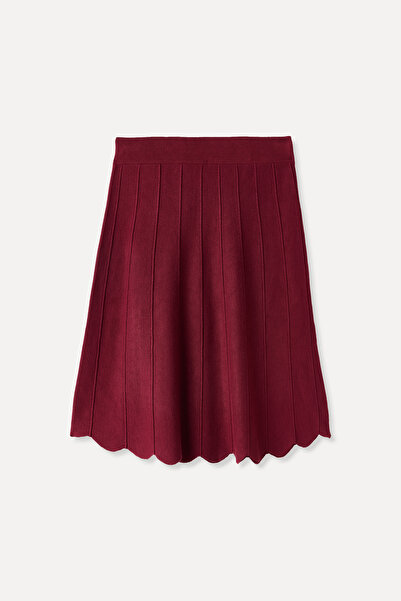 Mudo Mini Skirt with Ribbed Stitching Detail