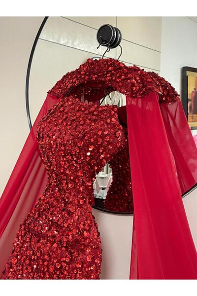 ADORA Evening dress with bead embroidery