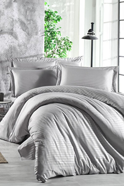 Minteks Deluxe Cotton Satin Double Duvet Cover Set