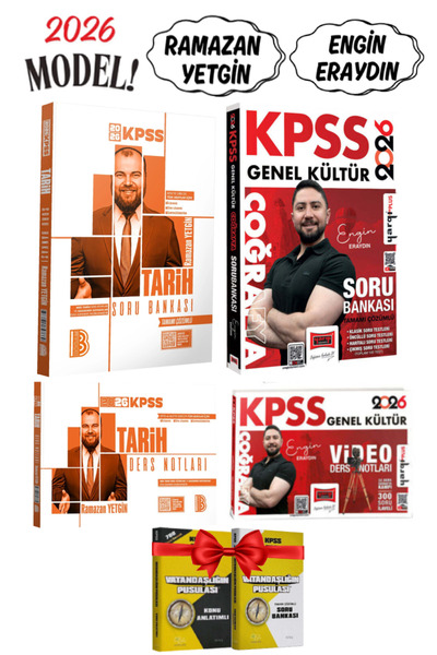 Yargı Yayınları Benim Hocam Yayınları KPSS | Ramazan Yetgin Tarih+Engin Erayd...
