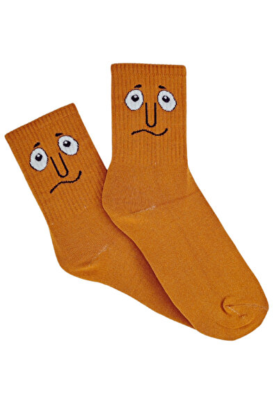 Shuttle Park Special Series Happy Colorful Smiley Socks Fun Comfortable Stylish Design Style Socks Made of Combed Cotton