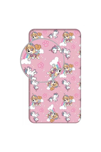 Disney Fitted sheet, multicolor, 100% cotton, 90 x 200 cm, Paw Patrol