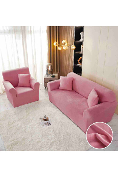 Inovius Set Huse Canapea 3211 Catifea, Roz Inchis - JO905