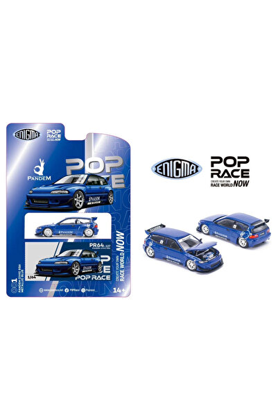 pop race 1 /64 Pandem Civic EG6 v1.5, metallic blue