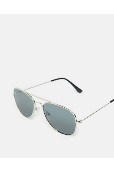 REDTAG Boys Black Aviator Sunglasses With Printed Case