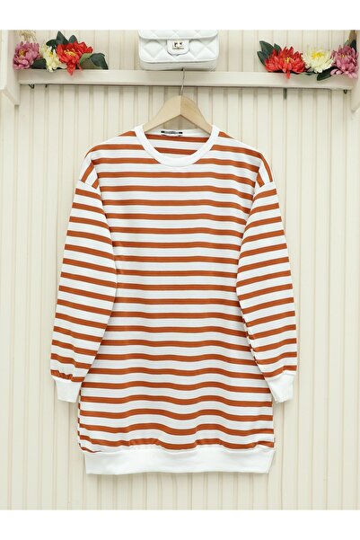 HİJABAYA Side Striped Crew Neck Sweat