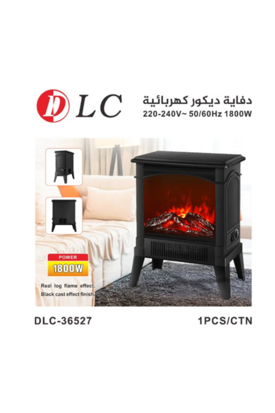 DLC Classic 3D electric flame heater for a warm and luxurious atmosphere