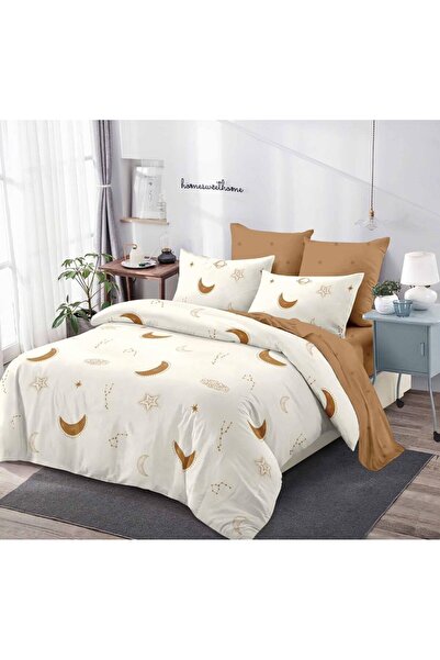 Inovius Fine Cotton Bed Linen 6 Pieces with Elastic - DNA311