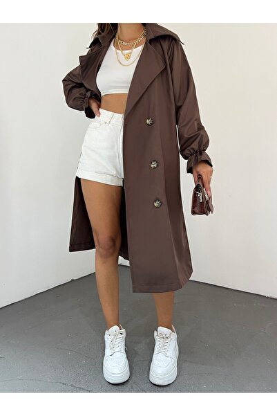 HİJABAYA Καπαρντίνα με ελαστικό μανίκι με ζώνη τσέπης