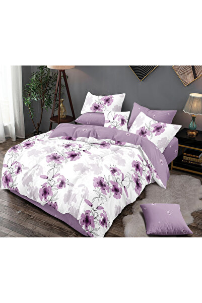 Inovius Fine Cotton Bed Linen 6 Pieces with Elastic - PUC20