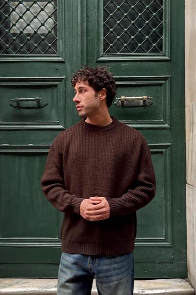 Flaw Wear Ribbed Knitwear Sweater