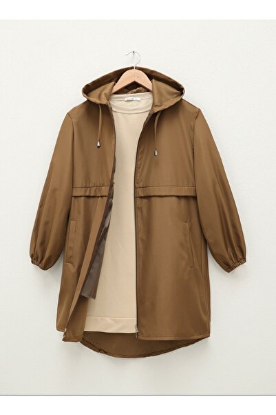 HİJABAYA Тренчкот с подплата и качулка с еластични ръкави