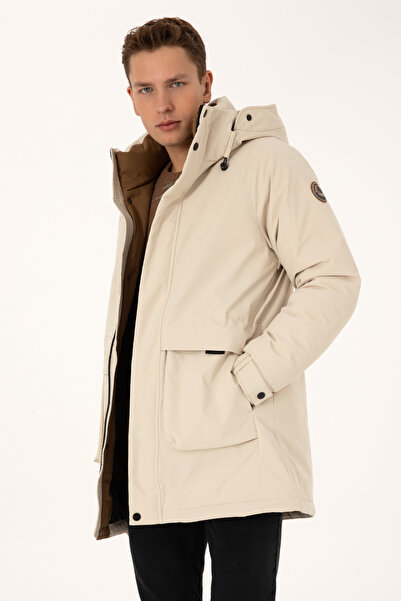 U.S. Polo Assn. Men's Cream Coat 50310249-Vr256
