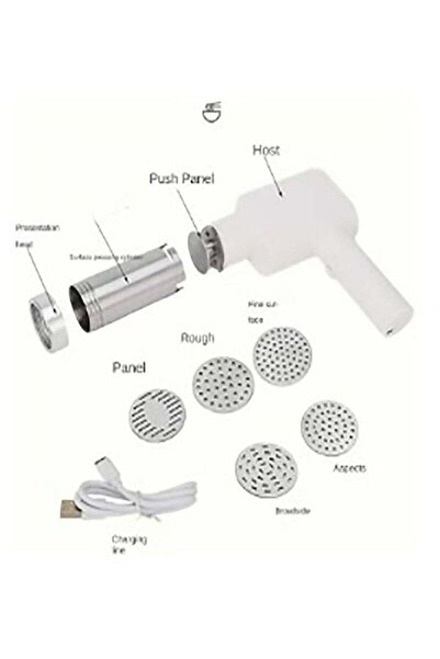 Generic Electric Pasta Maker, Handheld Press Noodle Maker with 6 Moulds