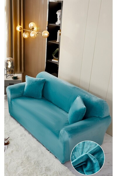 Inovius Σετ καλυμμάτων για καναπέ 3 θέσεων, καναπέ 2 θέσεων και 1 βελούδινη π...