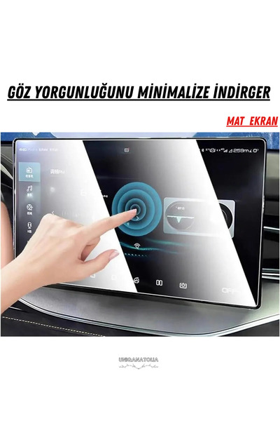 UniqAnatolia Byd Sealion 7 15.6 Inch Navigation and Multimedia Compatible Matte Screen Protector