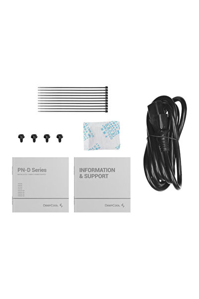 Deep Cool DeepCool PN750-D power supply, 750 W, non-modular, 80 Plus Gold, black