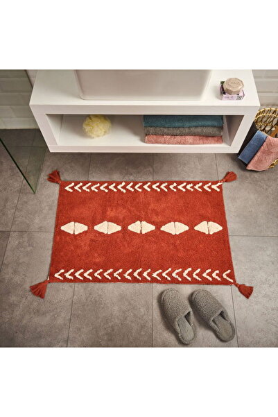 Evidea Soft Tufting Thek Bath Mat - Tile - 60X90 cm