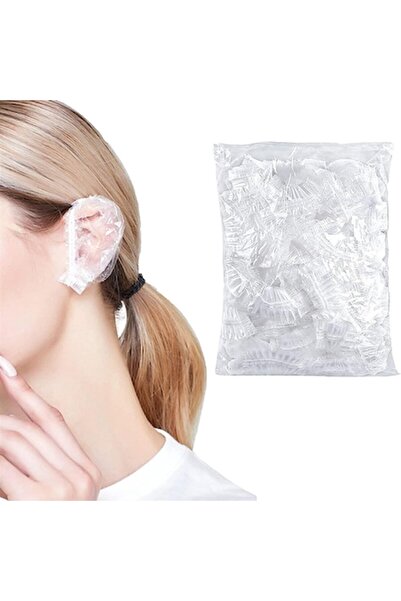 FONIX Set de 100 de căști impermeabile pentru urechi EarCare Protect, universale transparente