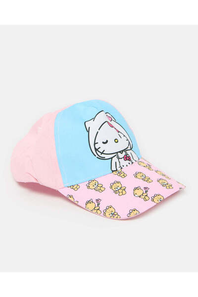 REDTAG Girls Blue Hello Kitty Sunglasses With Cap (2 Piece)