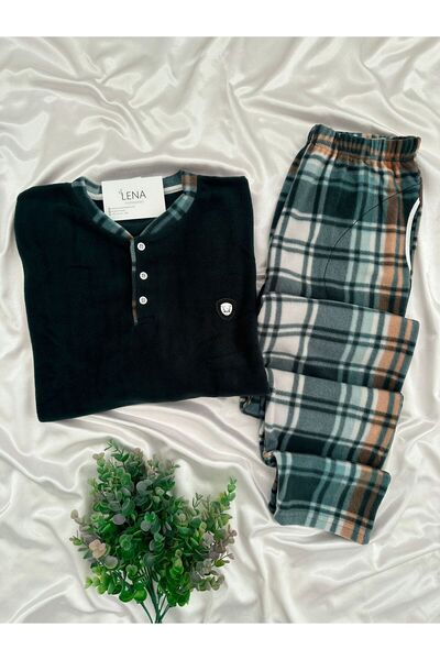 Lena Homewears Men's Long Sleeve Pajama Set