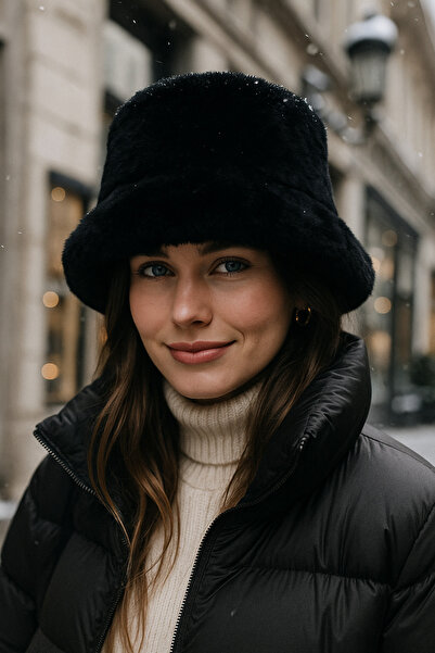 keisy Premium Plush Bucket Women's Hat