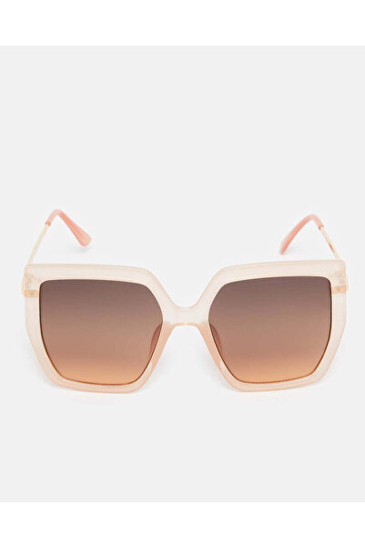 REDTAG Women Beige Oversize Sunglasses