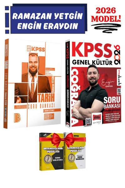 Yargı Yayınları Benim Hocam Yayınları KPSS Ramazan Yetgin Tarih+Engin Eraydın...