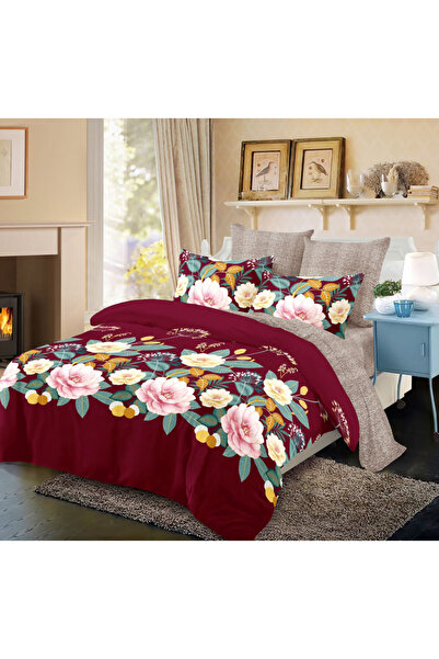 Inovius Fine Cotton Bed Linen 6 Pieces with Elastic -FR356