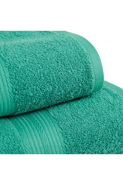 Amazon basics Fade-Resistant Towel Set, 6-Piece, Teal