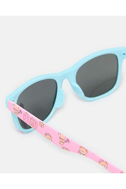 REDTAG Girls Blue Hello Kitty Sunglasses With Cap (2 Piece)