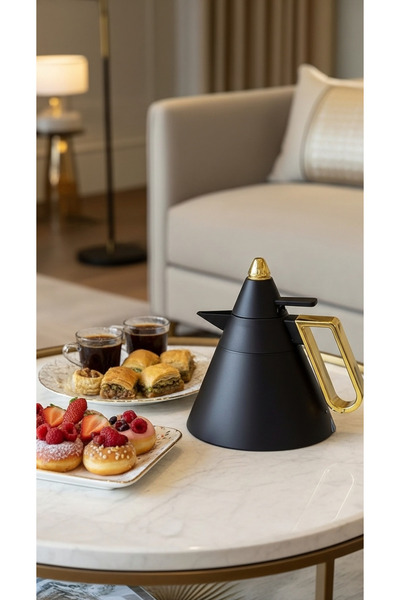 Generic 1-liter tea and coffee thermos with a unique and elegant design