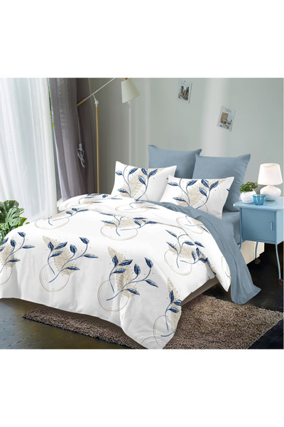 Inovius Fine Cotton Bed Linen 6 Pieces with Elastic - DNA122