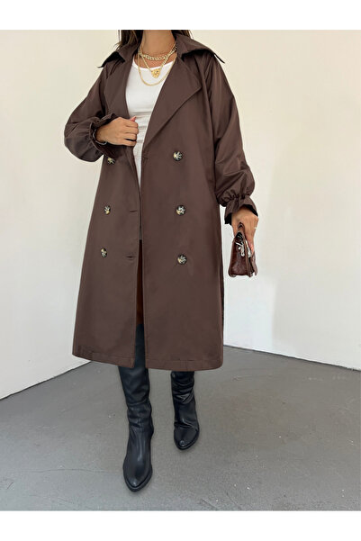 HİJABAYA Καπαρντίνα με ελαστικό μανίκι με ζώνη τσέπης