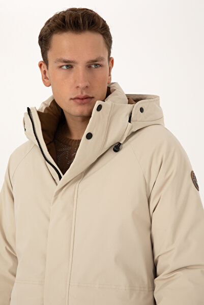 U.S. Polo Assn. Men's Cream Coat 50310249-Vr256