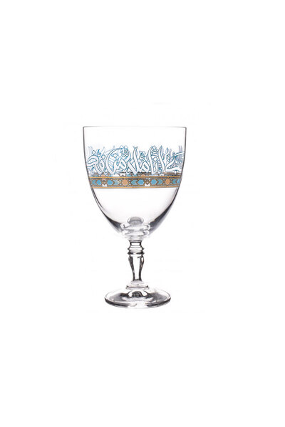 Dimlaj Wurood Glass Stemware CB/6-Gold