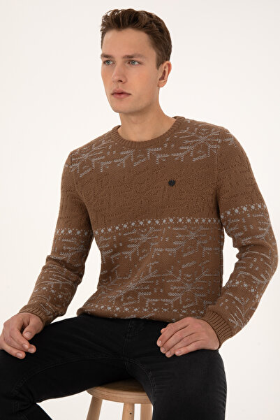 U.S. Polo Assn. Men's Brown Sweater 50308237-Vr029
