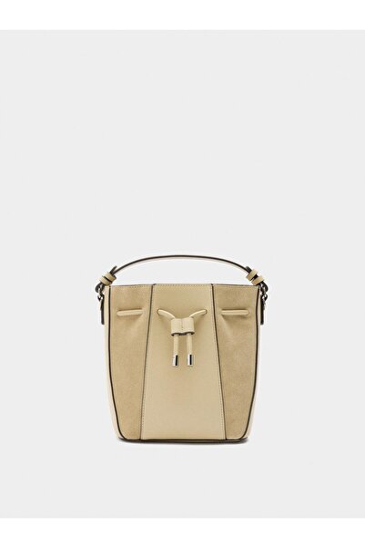 PARFOIS Deri İçerikli Bucket Çanta S