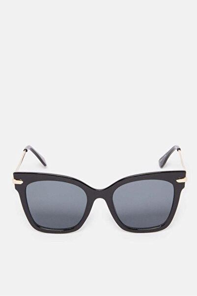 REDTAG نظارة شمسية نسائية سوداء كبيرة الحجم