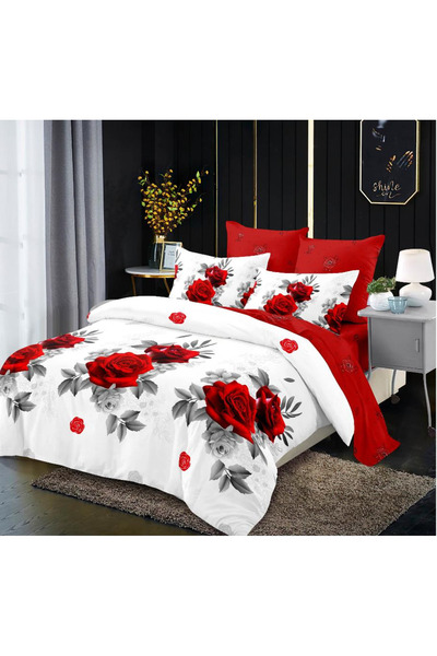 Inovius Fine Cotton Bed Linen 6 Pieces with Elastic - CPL210